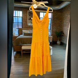ALC 100% Cotton Tangerine Maxi Dress